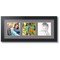 ArtToFrames Collage Photo Picture Frame with 3 - 5x5 inch Openings, Framed in Black with Over 62 Mat Color Options and Regular Glass (CSM-3926-95)